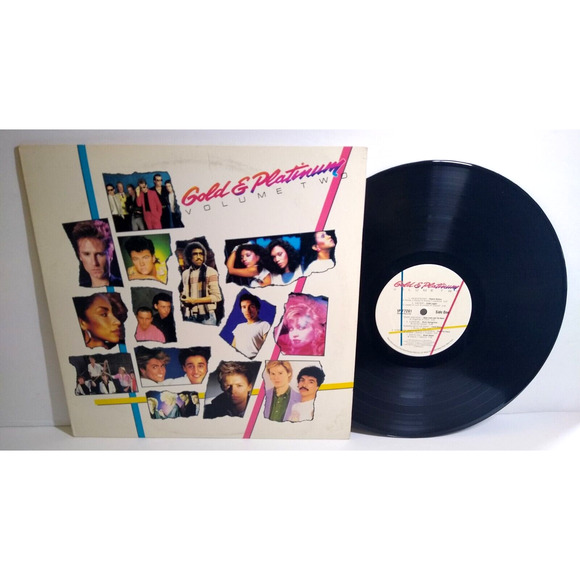 Gold & Platinum Volume 2 Vinyl LP Record Wham Sade Tears For Fears Cyndi Lauper - Picture 1 of 4